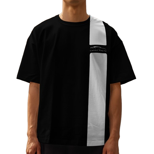 Camiseta vertical list car black&nbsp;