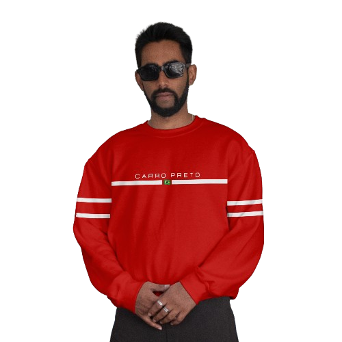 moletom carro preto bandeira do Brasil