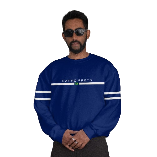 moletom carro preto bandeira do Brasil