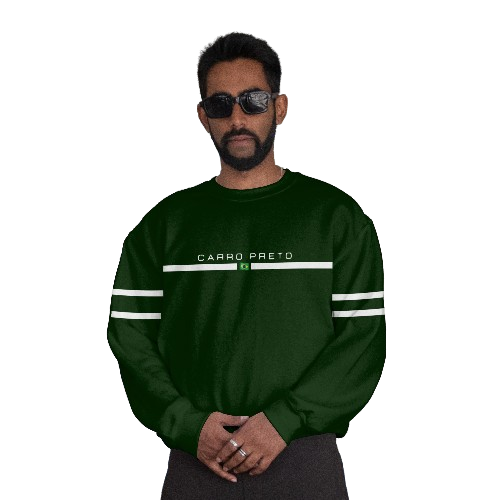 moletom carro preto bandeira do Brasil