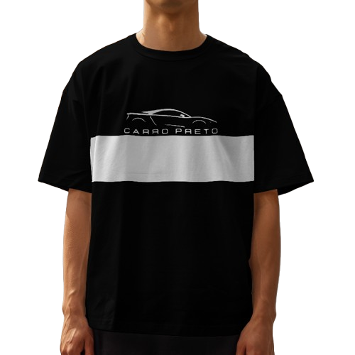 Camiseta one list car black